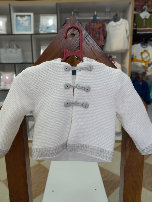 Gilet en Maille Blanc – Douceur et Confort