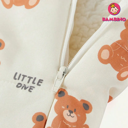 Gigoteuse Bébé Ultra-Confort avec Doublure Douce et Design Adorable avec un Motif Ourson